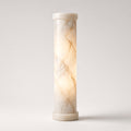 Alabaster column cordless lamp