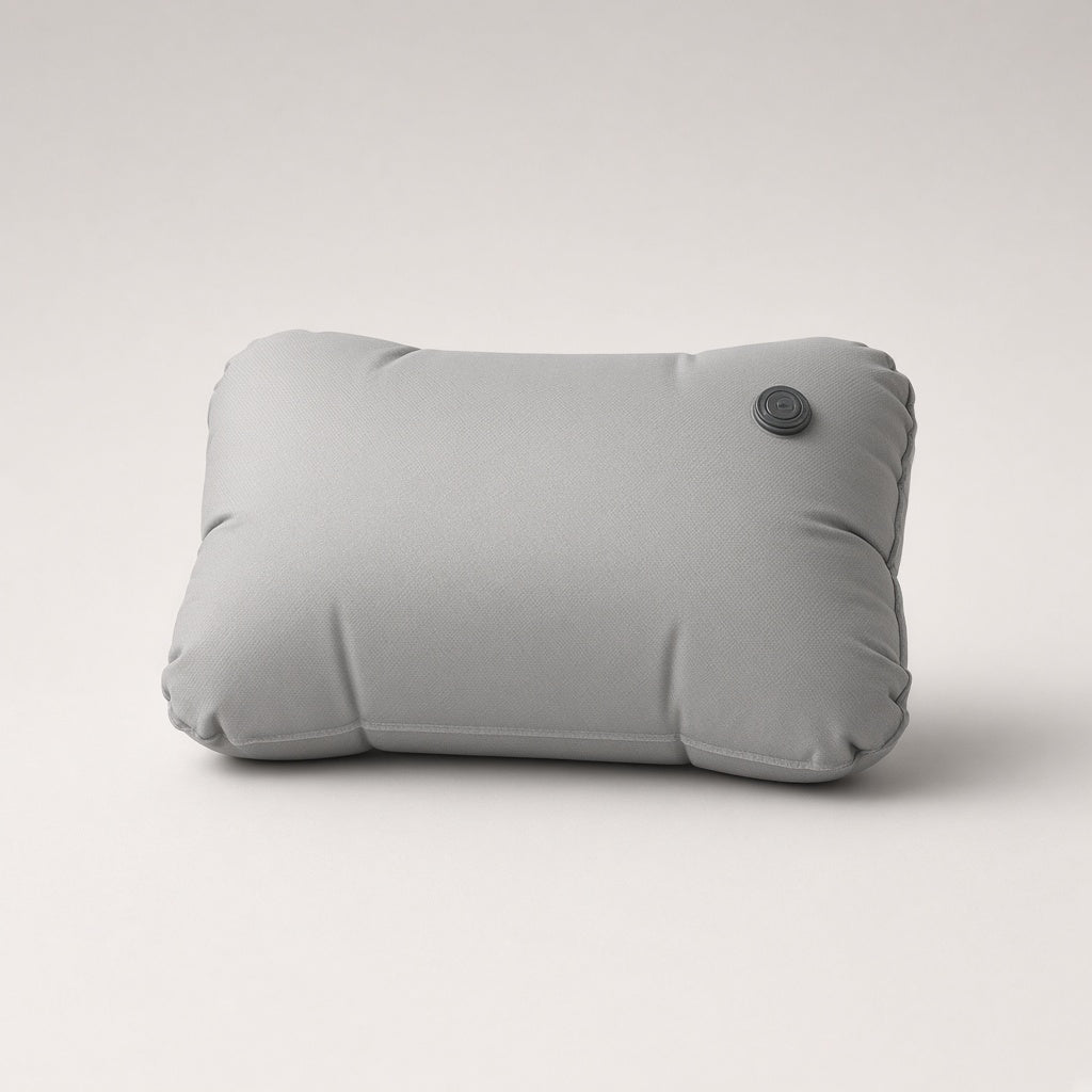 Inflatable camp pillow