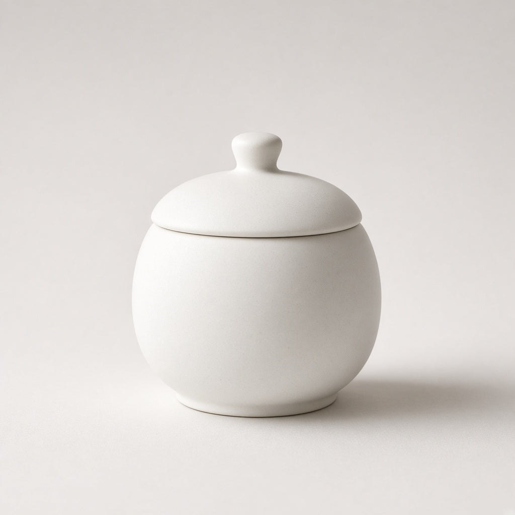 Ceramic tea caddy