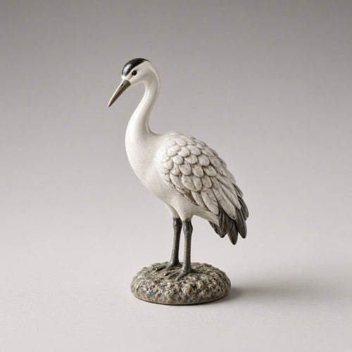 Crane tea pet