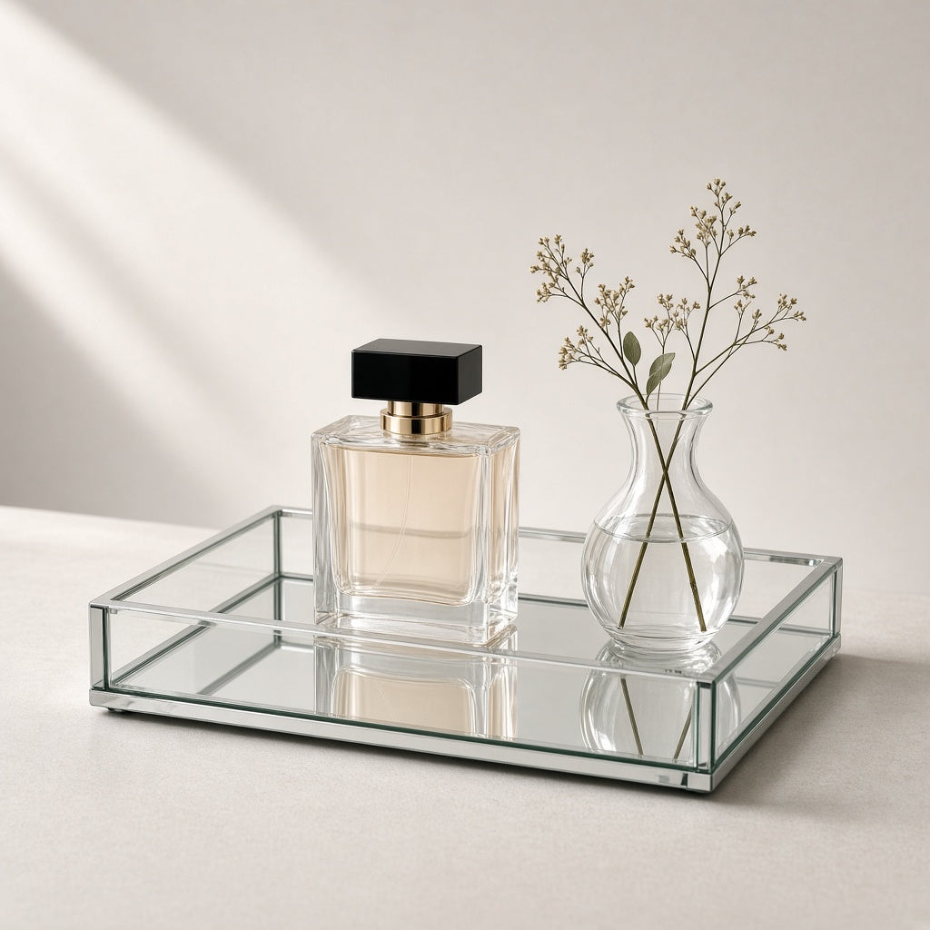 Glass perfume tray