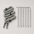 Guy line and peg kit