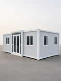 Foldable outdoor container shelter