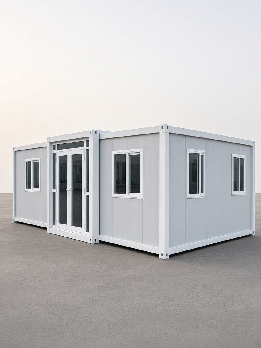 Foldable outdoor container shelter