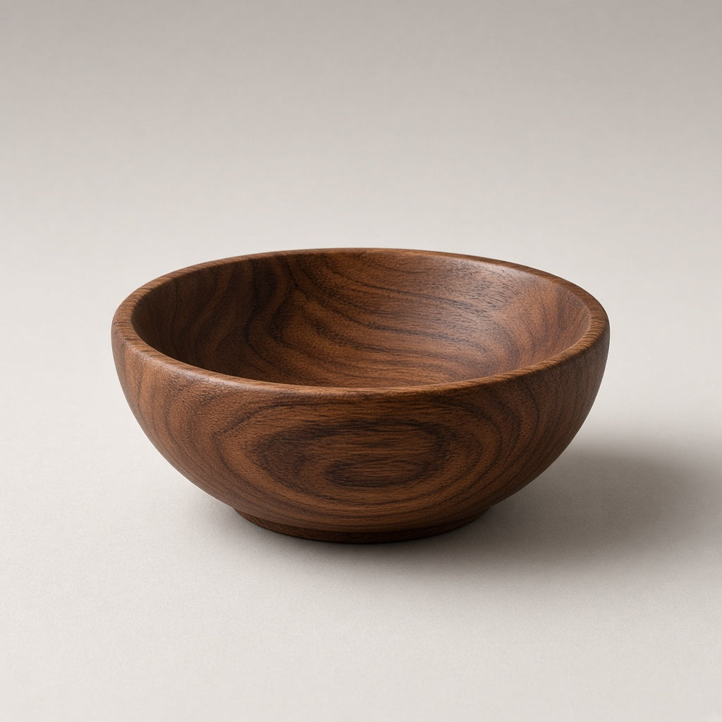 Walnut key bowl